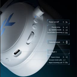 MCHOSE V9 Pro 2 E-sports  Wireless Gaming Headset 4-Mode THX Spatial Audio 53mm Driver Over-Ear 300h Battery EDG Co-Tuned