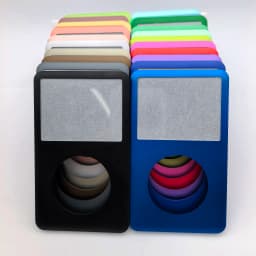 Metal Front Faceplate for iPod Classic with Center button, Multi-Color Housing Case for 6th/6.5th/7th Gen 80GB 120GB 160GB