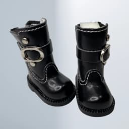 Tilda 3.6cm Doll Boots 1/6 Mini Leather Doll Shoes Designed for Blythe Azone 1:6 Doll Casual Puppet Shoes Accessories
