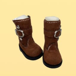 Tilda 3.6cm Doll Boots 1/6 Mini Leather Doll Shoes Designed for Blythe Azone 1:6 Doll Casual Puppet Shoes Accessories