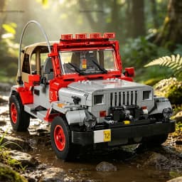 1924PCS Exploration Off‑Road Building Blocks Set Epic Movie‑Inspired Collectible Car Model Premium Gifts for Block Enthusiasts
