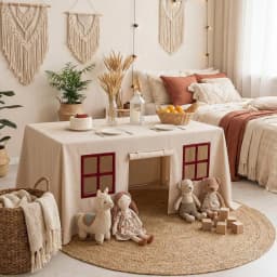 Large Tablecloth Game Room Children's Desk Castle Cover Tablecloth Tent Suitable For Restaurants, Birthdays, Indoor And Outdoor