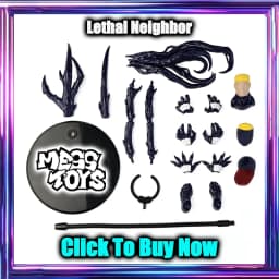 In Stock Mess Toys Lethal Neighbor Messtoys Movie Accessories Kit Black Suit Symbiotic Anime Action Figure Model Gifts Toys