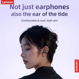 TA410 Lenovo Clip-on Sports Fashion Headphone Hanging Earplugs TWS HIFI ACC Stereo HD Call Smart Headphone Valentine's Day Gifts