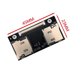 Dual Micro SD Adapter iFlash Card for iPod Classic Video 5th 5.5th 6th 7th Gen Hard Drive Upgrade PC Games NAS Expansion