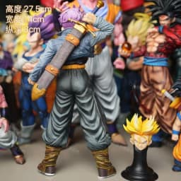 Dragon Ball Z Trunks Figure Replace Heads Super Saiyan Future Trunks Figurine Action Figures Pvc Statue Collectible Model Toys
