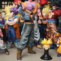 Dragon Ball Z Trunks Figure Replace Heads Super Saiyan Future Trunks Figurine Action Figures Pvc Statue Collectible Model Toys