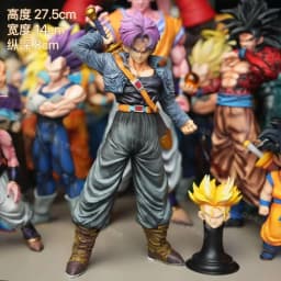 Dragon Ball Z Trunks Figure Replace Heads Super Saiyan Future Trunks Figurine Action Figures Pvc Statue Collectible Model Toys