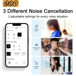 QCY HT05 Melobuds ANC Wireless Earbuds 40dB Multi-Mode ANC 6 Mics AI-Enhanced Calls Bluetooth 5.2 Earphones Transparency 30H