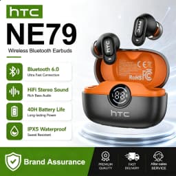 HTC NE79 Real Time Translation Earphone Bluetooth HiFi Music HD Call Noise Reduction Wireless Earbud LED Display With Mic