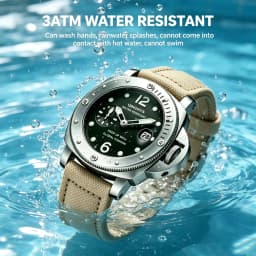 QINGXIYA Sports Canvas Strap Mens Quartz Watches Luminous Waterproof Date Watch Luxury Brand Fashion Wristwatch Men Clock Reloj