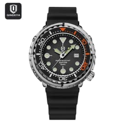 QINGXIYA Brand New Fashion Mens Watches Luxury Stainless Steel Waterproof Luminous Quartz Watch for Men Calendar Clock Relogio