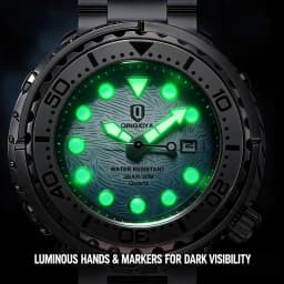 QINGXIYA Brand New Fashion Mens Watches Luxury Stainless Steel Waterproof Luminous Quartz Watch for Men Calendar Clock Relogio