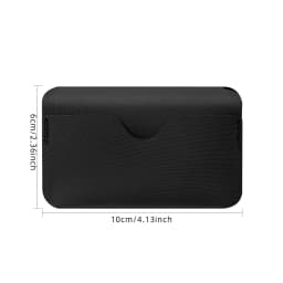 Minimalist Zipper Wallet ID Card Holder Wallet with Zipper for Men Women with Multi-tool Slot