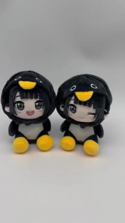 TreasuringU Gugu Gaga Plush Toy Cute Penguin Gugugaga Stuffed Doll Cartoon Meme Animal Plushie Bag Decor Birthday Gift