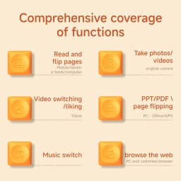 Free3 Three Button Bluetooth Page Turner Keypad Portable Remote Controller For E-Book Take Photo Music Video Switching