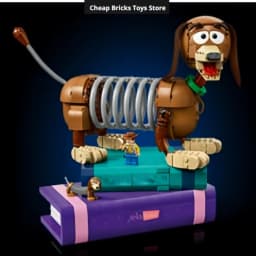 MOC For Adults Compatible 1311pcs 2026 In Stock New Dog Bookends Building Blocks Movie Character Model Toys Birthday Gifts