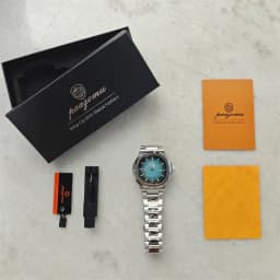 PAAZOMU Luxury Brand Men's Quartz Wristwatch Stainless Steel Waterproof Luminous Date Man Clock Square Business Watches For Men