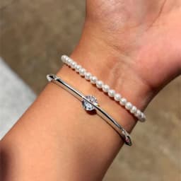 OKLA Planet Solitaire Bangles 100% 925 Sterling Silver High Carbon Diamond Cuff Bracelet for Women Engagement Gift Fine Jewelry