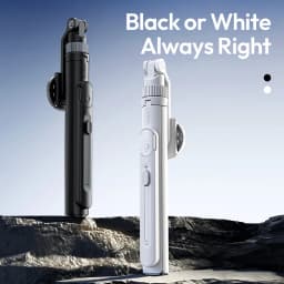 Ulanzi TT88 Overhead Selfie Stick 1.44M with MagSafe Clamp Photograph Tripod for Phone Livestreaming Vlog with Remote Control Double Cold Shoe Remote Controller Light Desktop Shoot Mantis Bracket