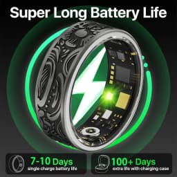 Lenovo Smart Ring Men Women Multi-sport Mode Tracker Heart Rate Blood Pressure Blood Oxygen Sleep Monitoring for Android IOS