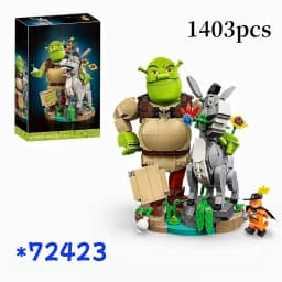 New Arrival 1403pcs Building Block Monster Donkey Puss in Boots animal Set Adult Assembly DIY Toys Holiday Party toys Gifts