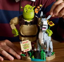 New Arrival 1403pcs Building Block Monster Donkey Puss in Boots animal Set Adult Assembly DIY Toys Holiday Party toys Gifts