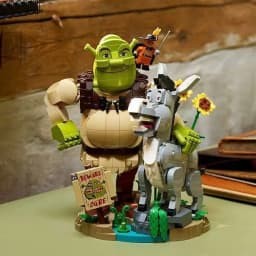 New Arrival 1403pcs Building Block Monster Donkey Puss in Boots animal Set Adult Assembly DIY Toys Holiday Party toys Gifts