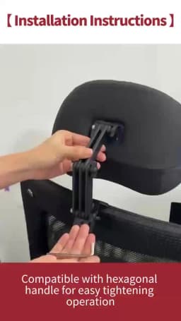 Chair Headrest Universal Ergonomic Office Chair Head Pillow Adjustable Support Cushion for Work Home School