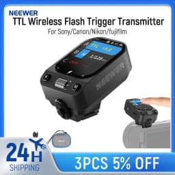 NEEWER QZ 2.4G TTL Wireless Flash Trigger For Sony/Canon/Nikon/Fujifilm Camera Godox IT32 V1 V100 AD200 Pro II Flash Transmitter