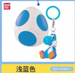 Bandai Gashapon Yoshi Super Mario Pendant Colorful Collectible Transparent Anime Figure Collection For Adult Hobby Collectors