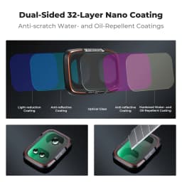 K&F Concept ND Filter for DJI OSMO Pocket 4 Pro ND2-32 ND32-512 CPL Filter 1/4 Black Mist Filter OSMO 4P Action Camera Filter