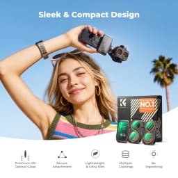 K&F Concept ND Filter for DJI OSMO Pocket 4 Pro ND2-32 ND32-512 CPL Filter 1/4 Black Mist Filter OSMO 4P Action Camera Filter