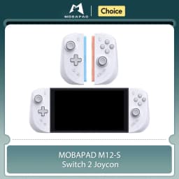 MOBAPAD M12 S Joycon Gaming Controller for Nintendo Switch 2 with TMR Sticks, Mechanical Buttons Joypad for Switch 2 Console