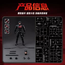 BLOKEES New Marvel Building Blocks Man Beyond Edition Daredevil Theater Assembled Model Figurines Toy Collection Gifts