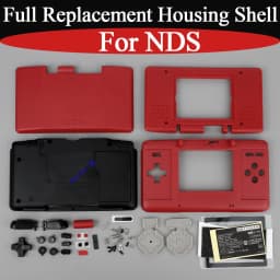 New For NDS Red Full Housing Shell Cover with Buttons Replacement Housing Shell Full Repair Parts Kit Case For NDS Accessories