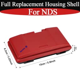 New For NDS Red Full Housing Shell Cover with Buttons Replacement Housing Shell Full Repair Parts Kit Case For NDS Accessories