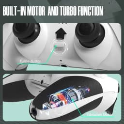 DATA FROG Wireless Game Controller For PS4 / For PS4 Pro / For PS4 Slim, Gamepad Joystick For PC Dual Vibration Controller