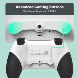 DATA FROG Wireless Game Controller For PS4 / For PS4 Pro / For PS4 Slim, Gamepad Joystick For PC Dual Vibration Controller