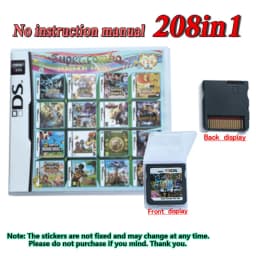 4300 in 1 Compilation DS NDS 3DS 3DS NDSL Game Cartridge Card Video Game Handheld Player (R4 card) 23in1/208in1/280in1/482/486