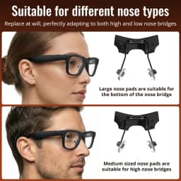 HIBLOKS Eyeglass Nose Pads For Ray-Ban Meta Wayfarer Gen1/Gen2/Gen3 (RW4011/RW4012/RW4006/RW4008) Smart Glasses Anti Slip Clip