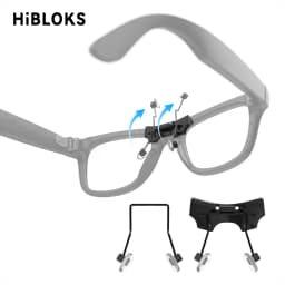 HIBLOKS Eyeglass Nose Pads For Ray-Ban Meta Wayfarer Gen1/Gen2/Gen3 (RW4011/RW4012/RW4006/RW4008) Smart Glasses Anti Slip Clip