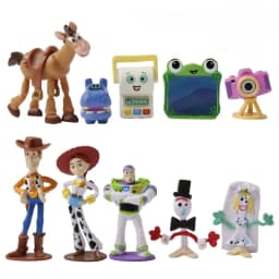 Hot Sale 10pcs Movie Cartoon Toy Story 5 Jessie Woody Buzz Lightyear Forky Lilypad Smarty Pants Action Figure Model Toys Gifts