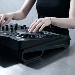 DJ Controller Stand Riser for Pioneer DDJ-FLX4, Non-Slip Base Holder Elevated Bracket with Anti-Skid Pads, DJ Equipment Accessor