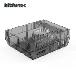 Bitfunx Transparent Game Console Replacement Shell Protective Housing Accessories For NES Nintendo Entertainment System Console