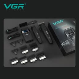 VGR Hair Trimmer Professional Hair Cutting Machine 9000 RPM Barber Shaver Cordless Hair Clipper LED Trimmer for Men V-640 S3