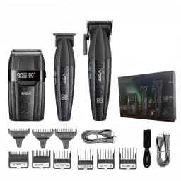 VGR Hair Trimmer Professional Hair Cutting Machine 9000 RPM Barber Shaver Cordless Hair Clipper LED Trimmer for Men V-640 S3