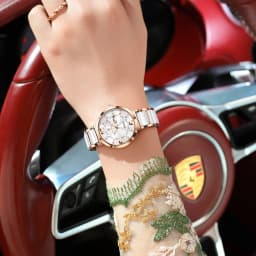 POEDAGAR Top Original Woman Clock Waterproof Quartz Elegant Ladies Wristwatch Stainless Steel Week Date Fashion Women's Watches