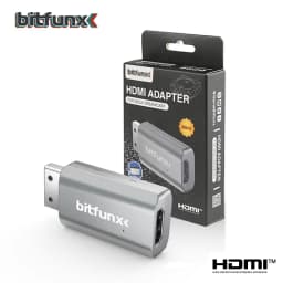 Bitfunx MINI DC Adapter VGA to HDMI™ HDTV Video Audio Converter for DreamCast Game Console All Version
