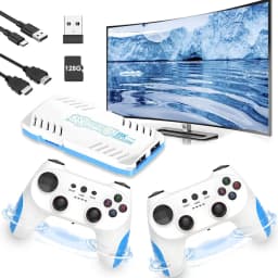 New TV Game Console 128G Retro Games Videojuegos Consola Dual Wireless Gamepad X10 Pro Game Stick 4K